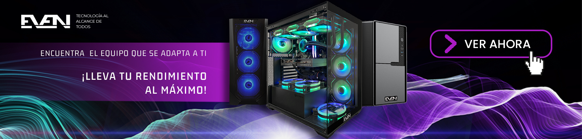 Ordenadores EVEN para oficina, estudio o gaming