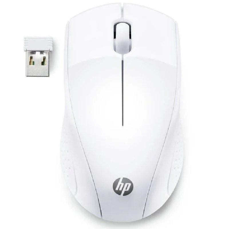 RATON OPTICO WIRELESS 220 BLANCO NIEVE HP