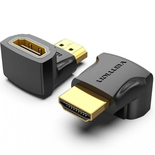 ADAPTADOR 4K 90º ACODADO HDMI/M A HDMI/H NEGRO VENTION