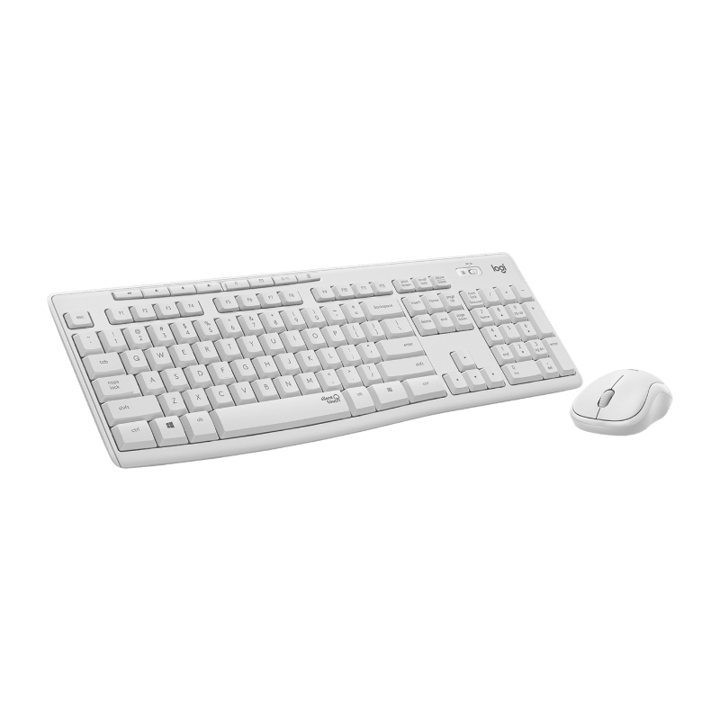 TECLADO + RATON WIRELESS MK295 USB SILENT BLANCO LOGITECH
