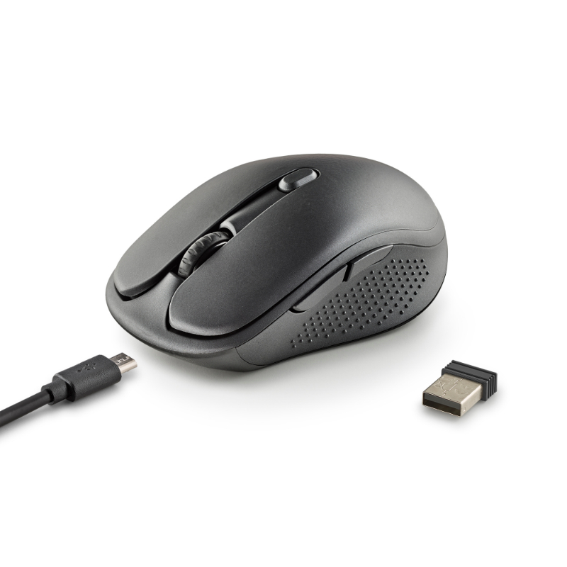 RATON EVO PEEP WIRELESS NEGRO NGS