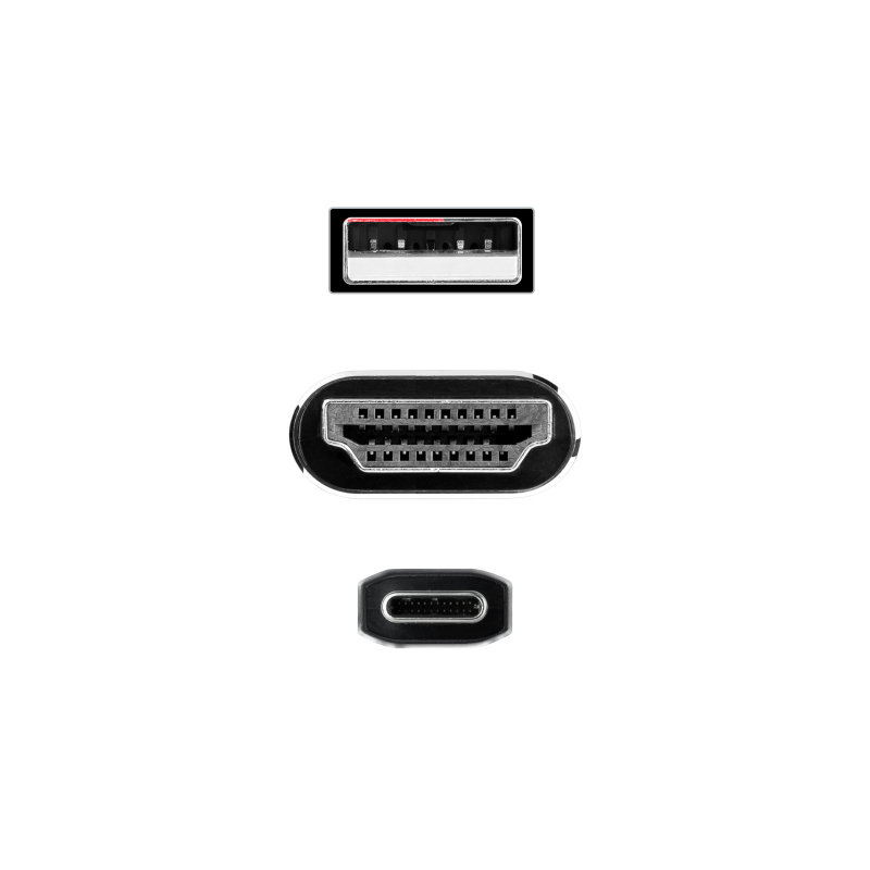 CONVERSOR HDMI A USB-C 1.8 M NEGRO NANOCABLE