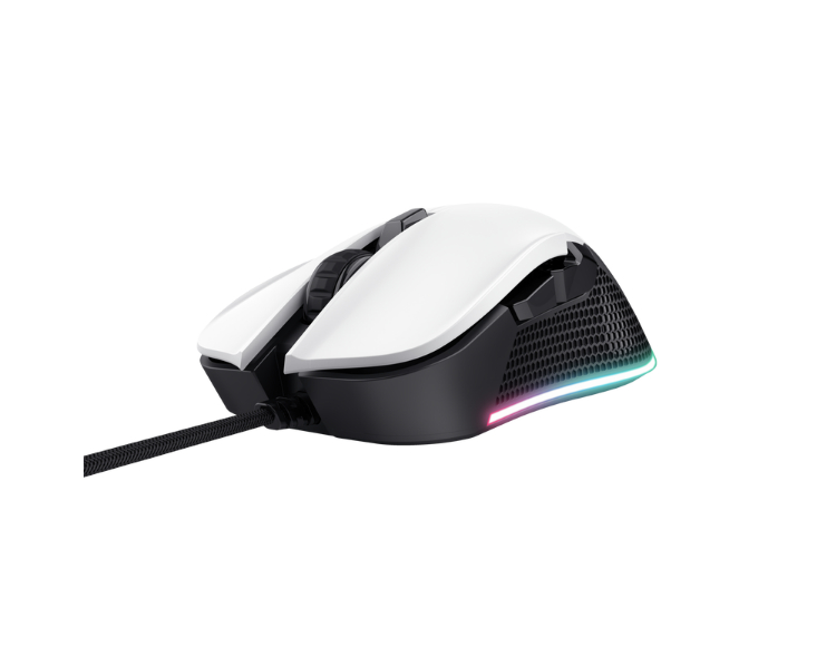 RATON GAMING GXT922 YBAR BLANCO/NEGRO RGB TRUST