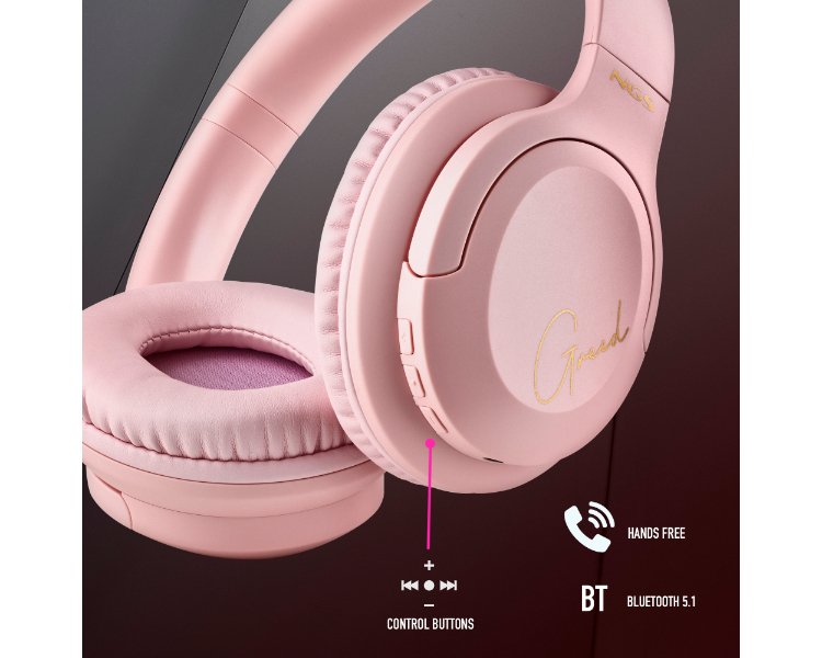 AURICULAR BLUETOOTH ARTICA GREED ROSA NGS