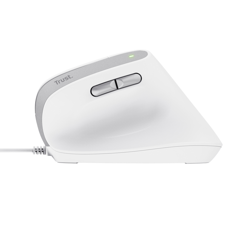 RATON OPTICO ERGONOMICO VERTICAL BAYO II BLANCO TRUST