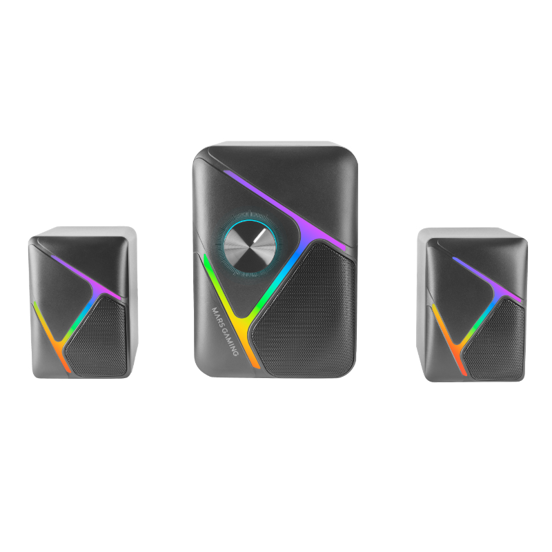 ALTAVOCES BLUETOOTH MS-H21 RGB NEGRO MARS GAMING