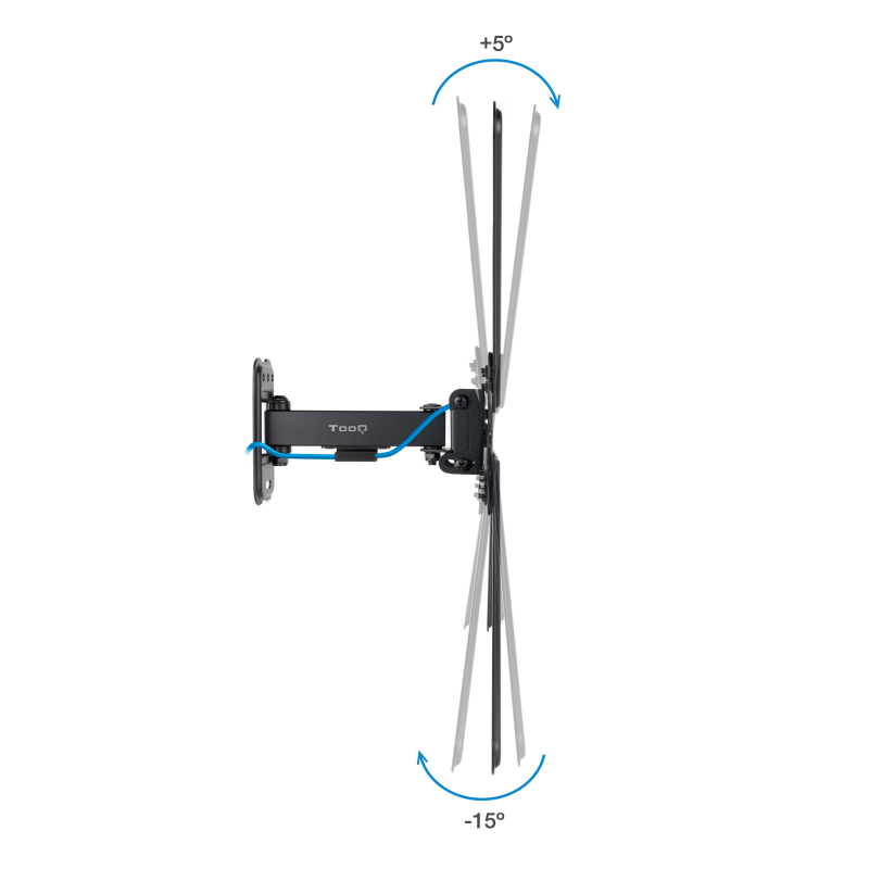 SOPORTE PARED 13"-55" GIRO/INCLINABLE LP1355TN-B TOOQ