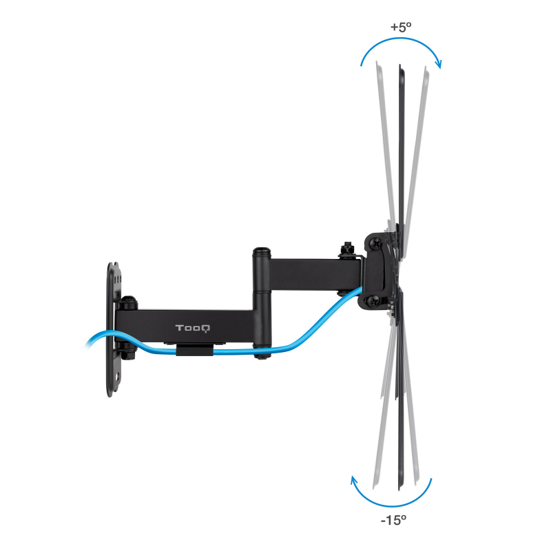 SOPORTE PARED 13"-55" GIRO/INCLINABLE LP1356TN-B TOOQ