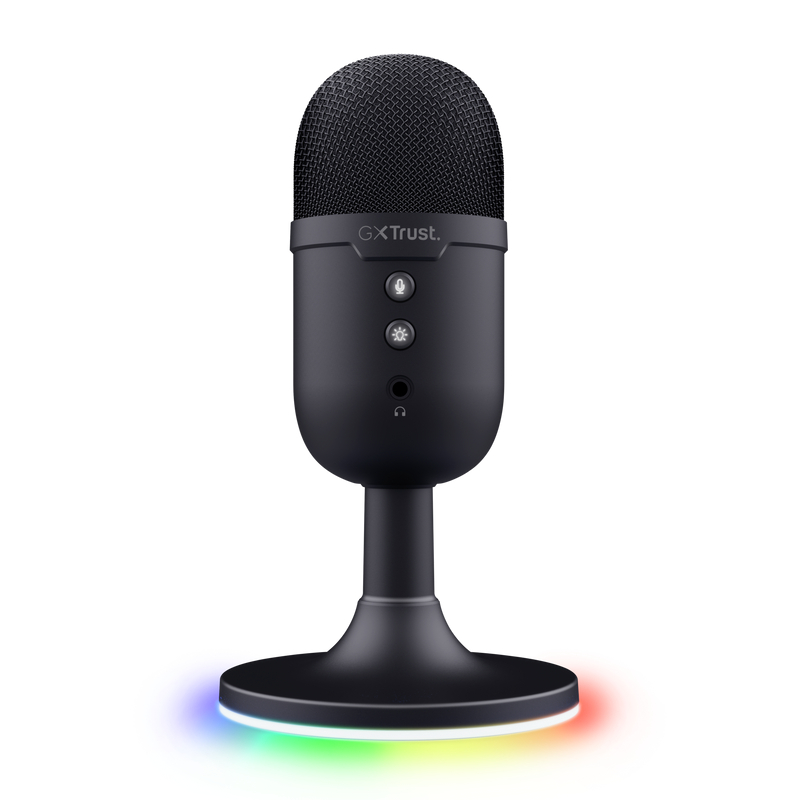 MICROFONO GXT 234 YUNIX RGB NEGRO TRUST