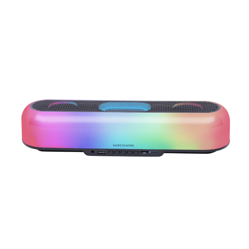 BARRA SONIDO BLUETOOTH RGB MSB-ORB RGB 360º NEGRO MARS GAMING